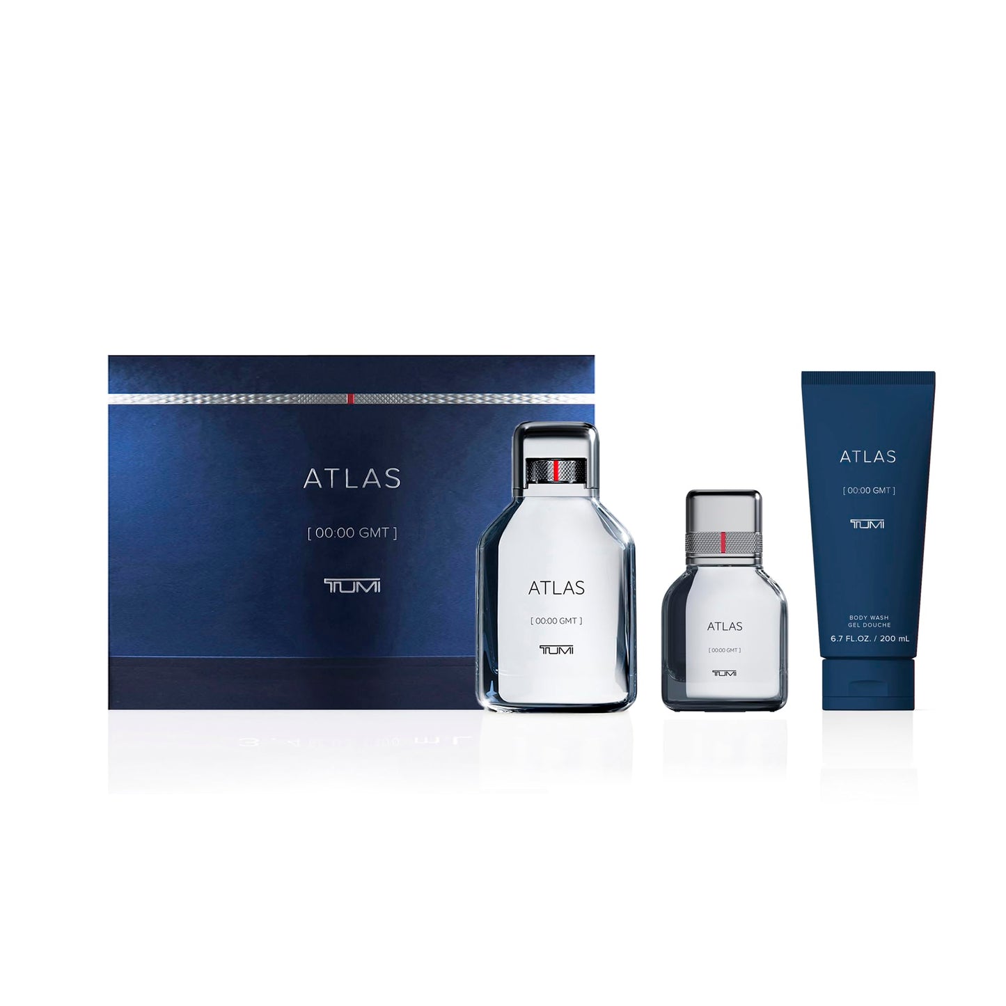 TUMI ATLAS [00:00 GMT] - Bold Cologne for Men with Citrus Fragrance Notes - 3.4 oz & 1.0 oz Eau de Parfum, 6.7 oz Body Wash Beauty & Personal Care TUMI