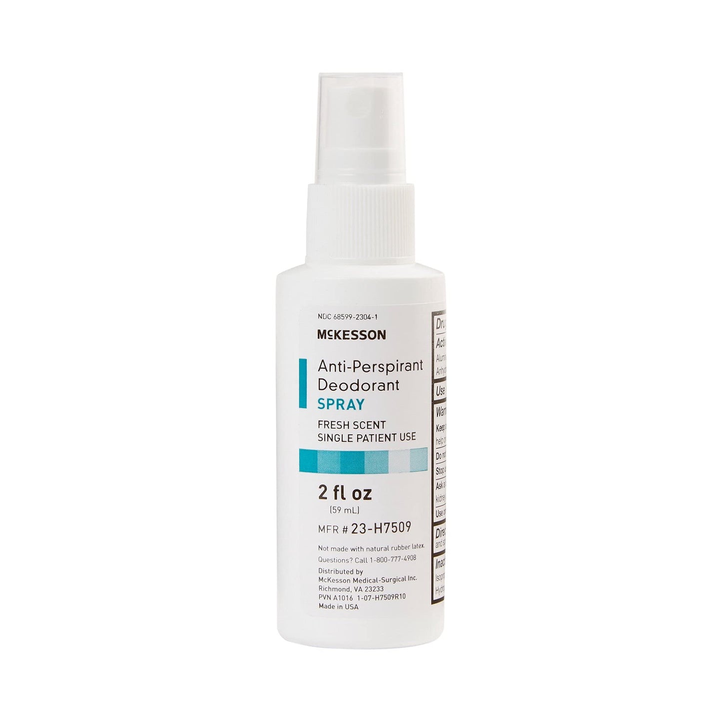 McKesson Antiperspirant Deodorant Spray [Pack of 1] Mini Travel Size, Alcohol-Free, Fresh Scent, 2 fl oz Beauty and Personal Care McKesson