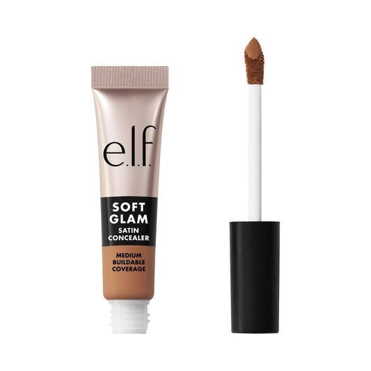 e.l.f. Soft Glam Satin Concealer, Medium Coverage For Blemishes & Under-Eye, Crease-Resistant, Long Lasting, Vegan , 43 Tan Cool Beauty & Personal Care e.l.f.