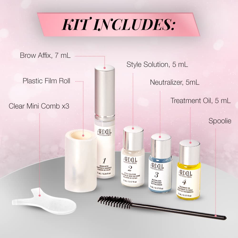 Ardell Brow Lamination Kit, Lift, Shape, and Define Brows, Waterproof, 1-pack Beauty & Personal Care Ardell