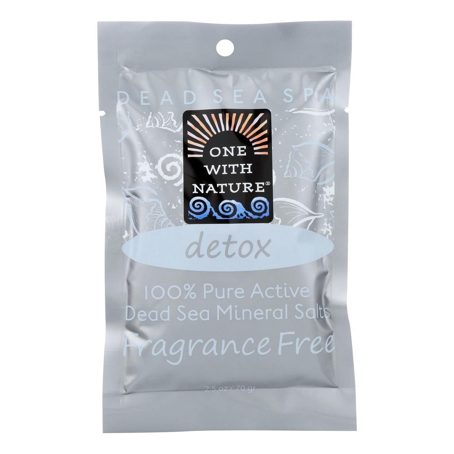 One Nature Bath Salts,Frag Free,Det 2.5 Oz (Pack of 6) Beauty and Personal Care One With Nature