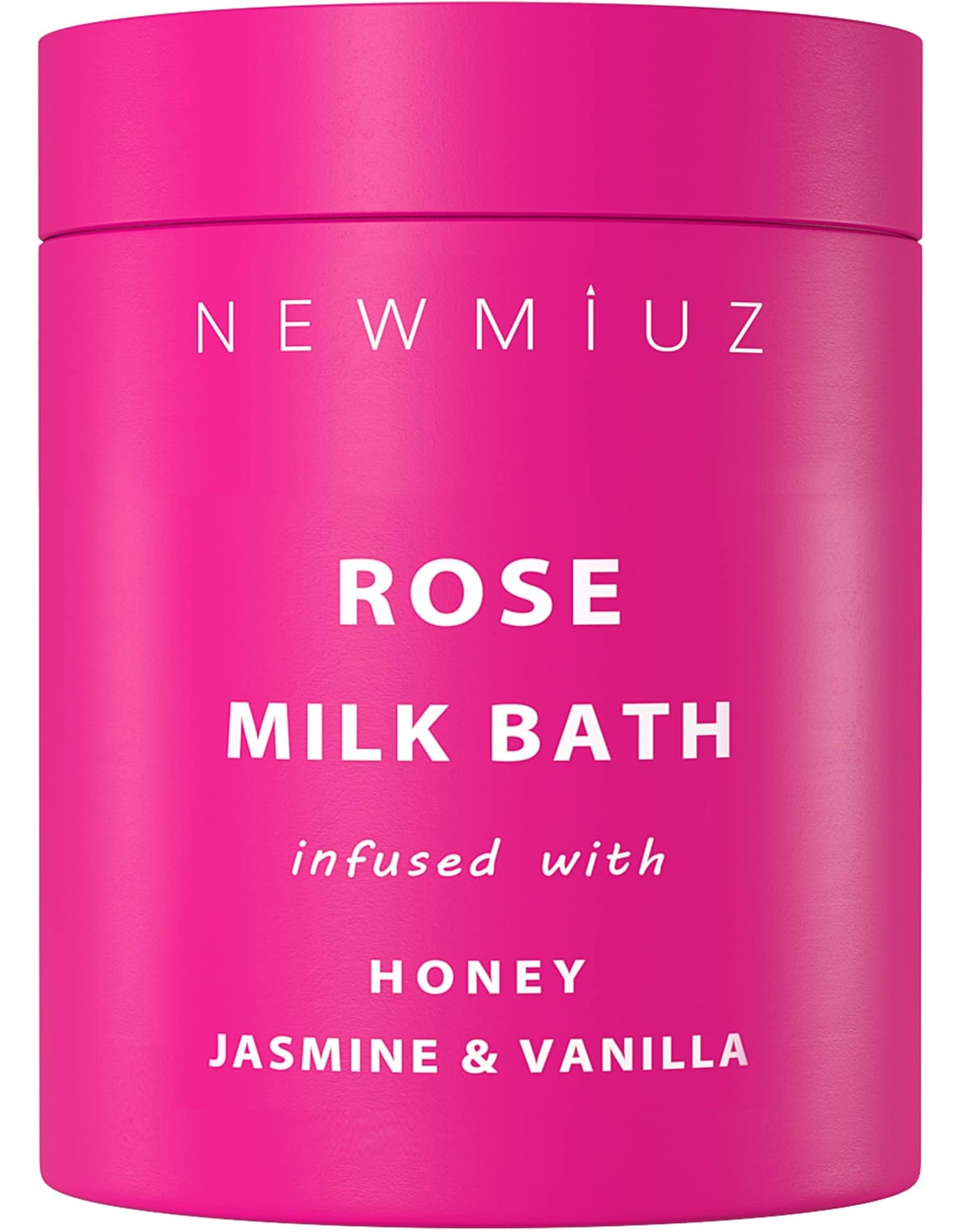 Calming Rose Coconut Milk Bath Soak Moisturize Soften Skin Honey Jasmine Vanilla Destress Luxury Spa Bath Salt Powder Stress Relief Gifts for Women Beauty & Personal Care New Miuz