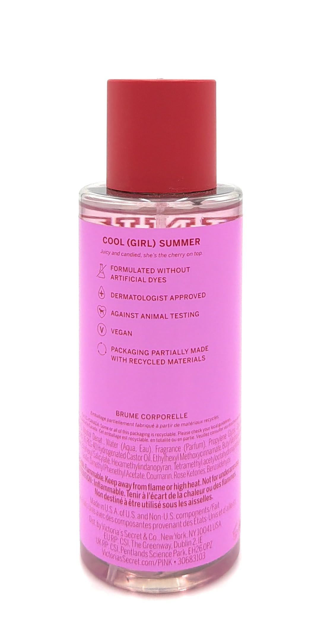 Victoria's Secret Pink Cherry Girl Body Mist 8.4 Fl Oz Beauty & Personal Care Victoria's Secret