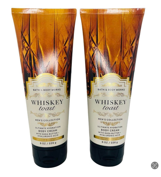 Bath & Body Works Whiskey Toast Ultimate Hydration Body Cream 8 Ounces Pack of 2 Beauty & Personal Care Bath & Body Works