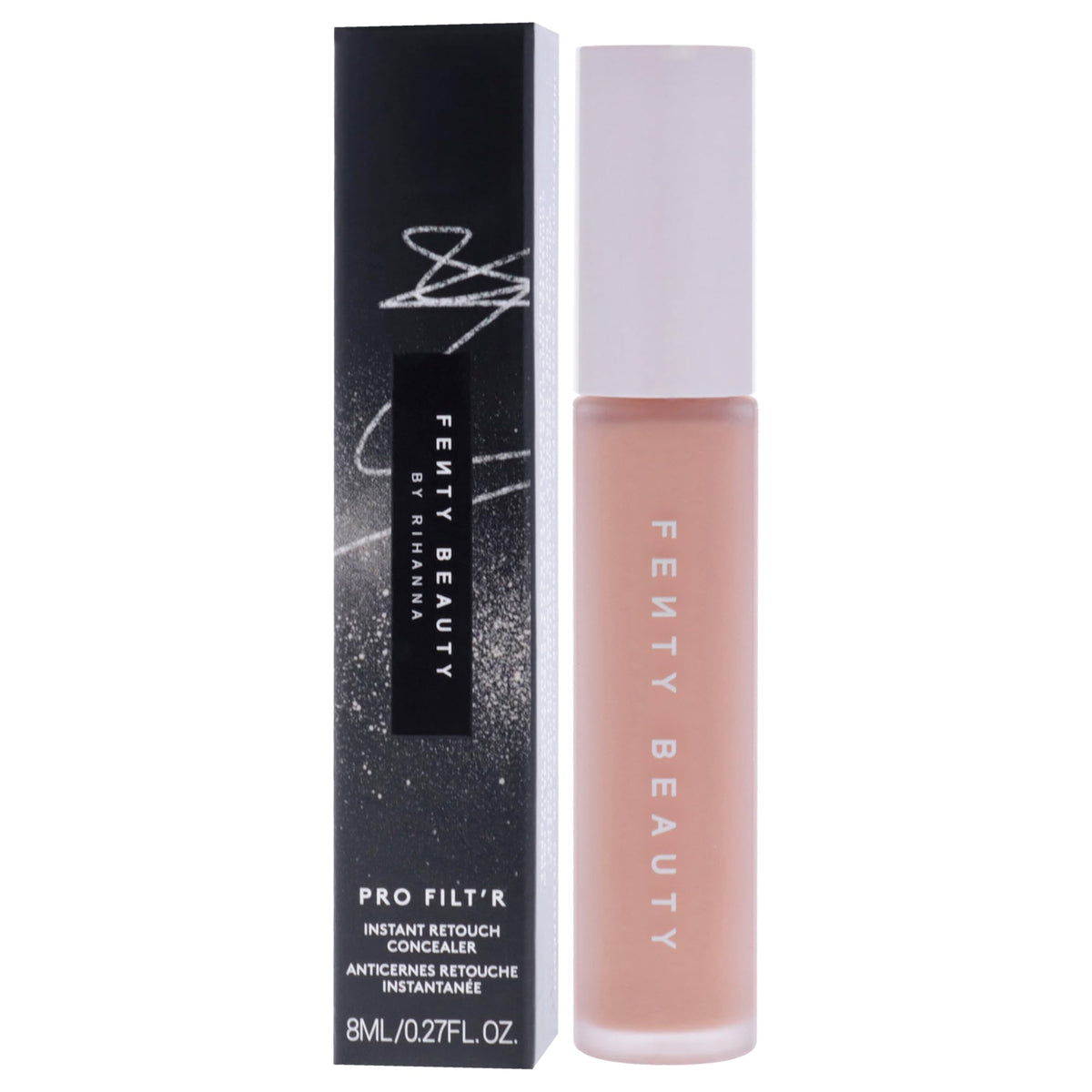 Pro Filtr Instant Retouch Concealer - 270 Medium With Cool Peach Undertone by Fenty Beauty for Women - 0.27 oz Concealer