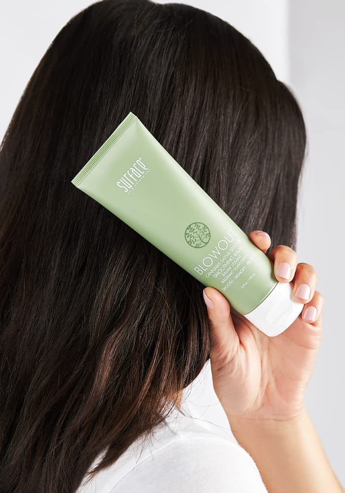 SURFACE Hair Blowout Smoothing Balm- Organic Ingredients for Women and Men, Heat-Resistant with Babassu Oil for Longer Lasting Blowouts - 4 fl oz Beauty & Personal Care SURFACE