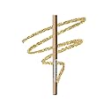 Ruby Kisses Pencil Eyeliner, Retractable Eyeliner, Waterproof, Smudge-Proof Eye Makeup, High Pigmented, 24H Long Lasting Eyepencil (Metallic Gold) Beauty & Personal Care Ruby Kisses
