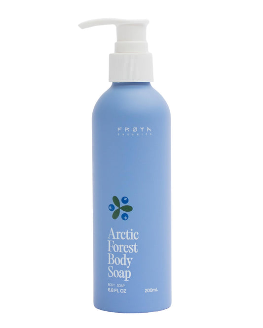FRØYA Organics Arctic Forest Body Soap | Moisturizing Daily Body Wash, Gentle Enough For Hair | Juniper & Jojoba Strengthen Skin Barrier | Beauty & Personal Care FRØYA