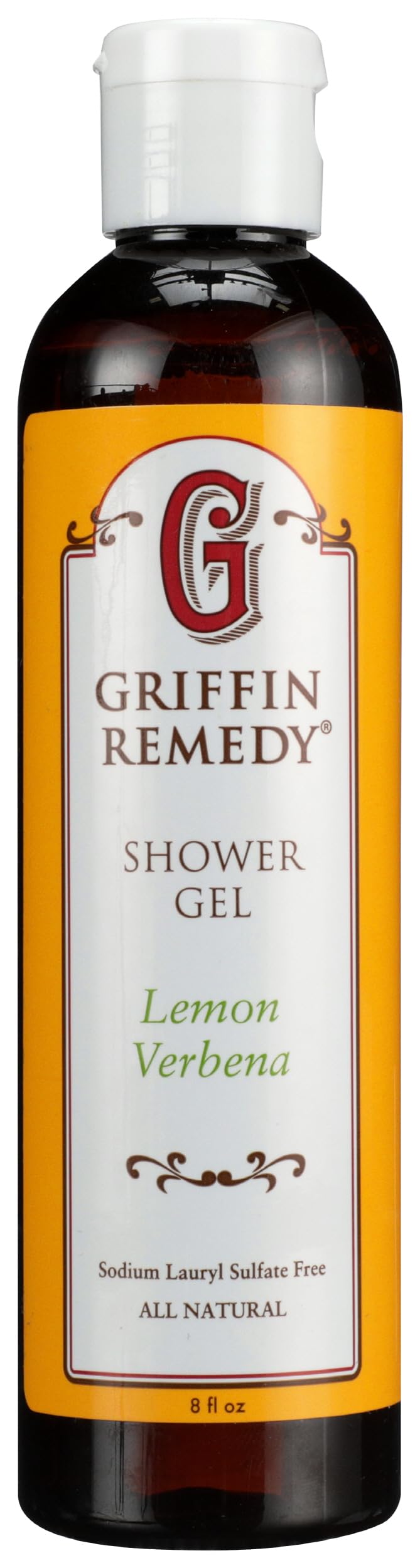 Griffin Remedy, Lemon Verbena MSM Shower Gel, 8 Fl Oz Beauty & Personal Care Griffin Remedy