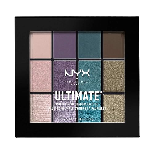 NYX PROFESSIONAL MAKEUP Ultimate Multi-Finish Shadow Palette, Eyeshadow Palette - Smoke Screen Beauty & Personal Care NYX PROFESSIONAL MAKEUP