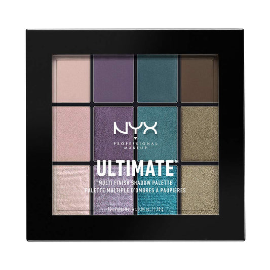 NYX PROFESSIONAL MAKEUP Ultimate Multi-Finish Shadow Palette, Eyeshadow Palette - Smoke Screen Beauty & Personal Care NYX PROFESSIONAL MAKEUP