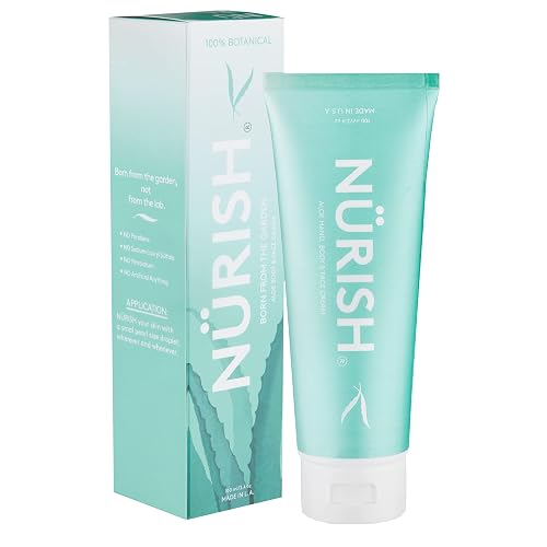 NURISH Advanced Moisturizer with Micro Hydro Beads| Natural & Vegan | Hand & Body Moisturizer for Normal & Dry Skin | Non-Comedogenic | Use 1/4 as Beauty & Personal Care NÜRISH