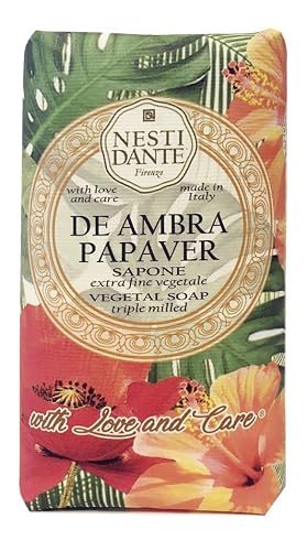 NESTI DANTE Dante de Ambra Papaver No.9 Soap 250 g Beauty & Personal Care Nesti Dante
