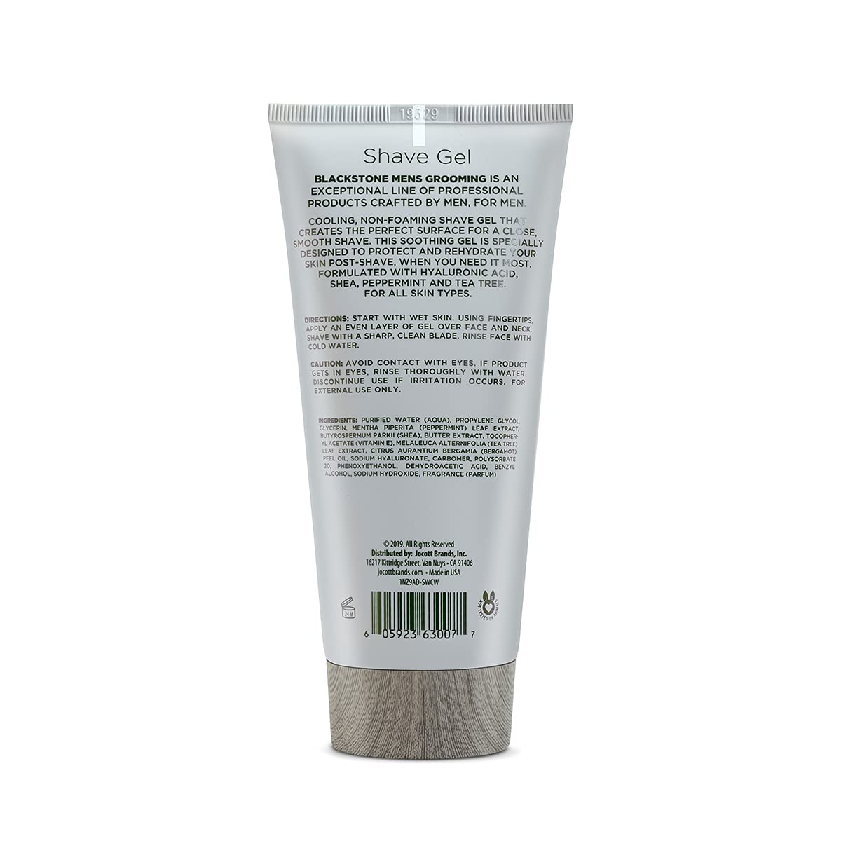 Blackstone Men's Grooming Smooth Shave Gel - Non Foaming for a Smooth Comfortable Shave - Hyaluronic Acid, Shea, Peppermint & Tea Tree - Cool, Soothe… Beauty & Personal Care Blackstone