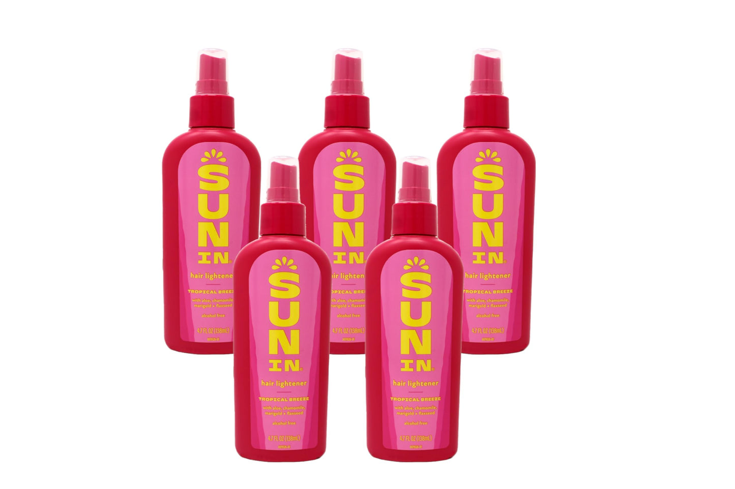 Sun-In Hair Lightener Spray, Tropical Breeze 4.70 oz (Pack of 5) Beauty & Personal Care Sun In