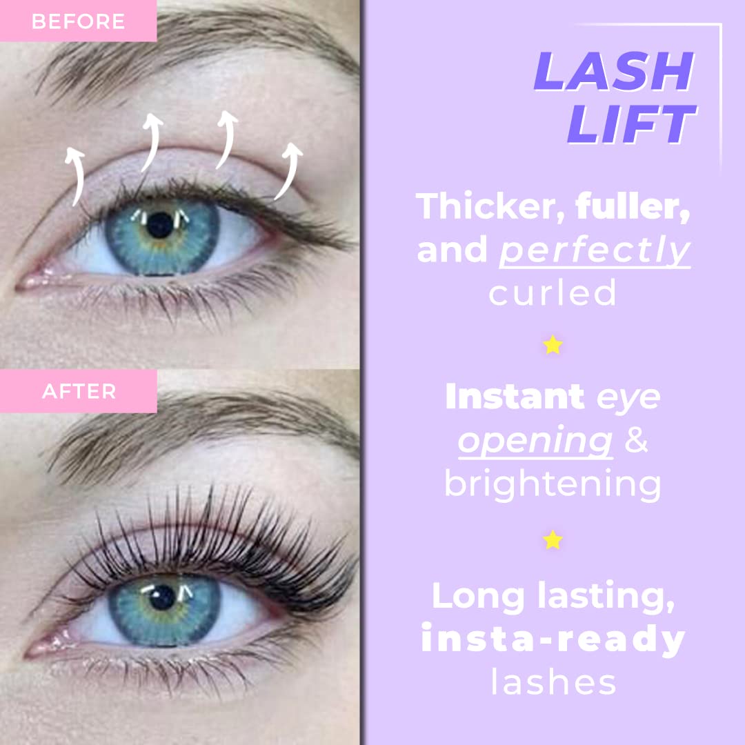 Lash Lift Kit with Keratin by CICI | Instant Perming, Lifting & Curling for Eyelashes | Long Lasting Professional Salon Results for a Supermodel Look Beauty & Personal Care CICI Lash