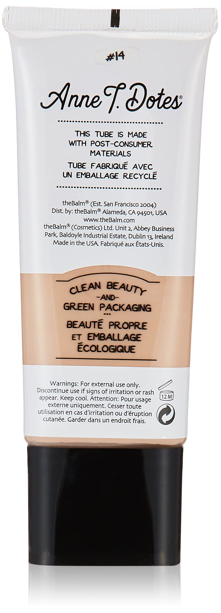 theBalm Anne T. Dotes Tinted Moisturizer #14, 1 fl. oz. Beauty & Personal Care theBalm