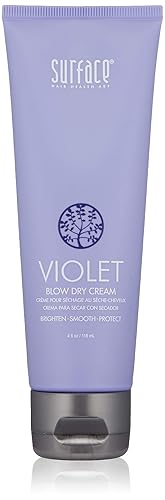 Surface Hair - Pure Blonde Violet Blow Dry Cream - Tones, Brightens & Protects Hair - 4 fl oz Beauty & Personal Care SURFACE
