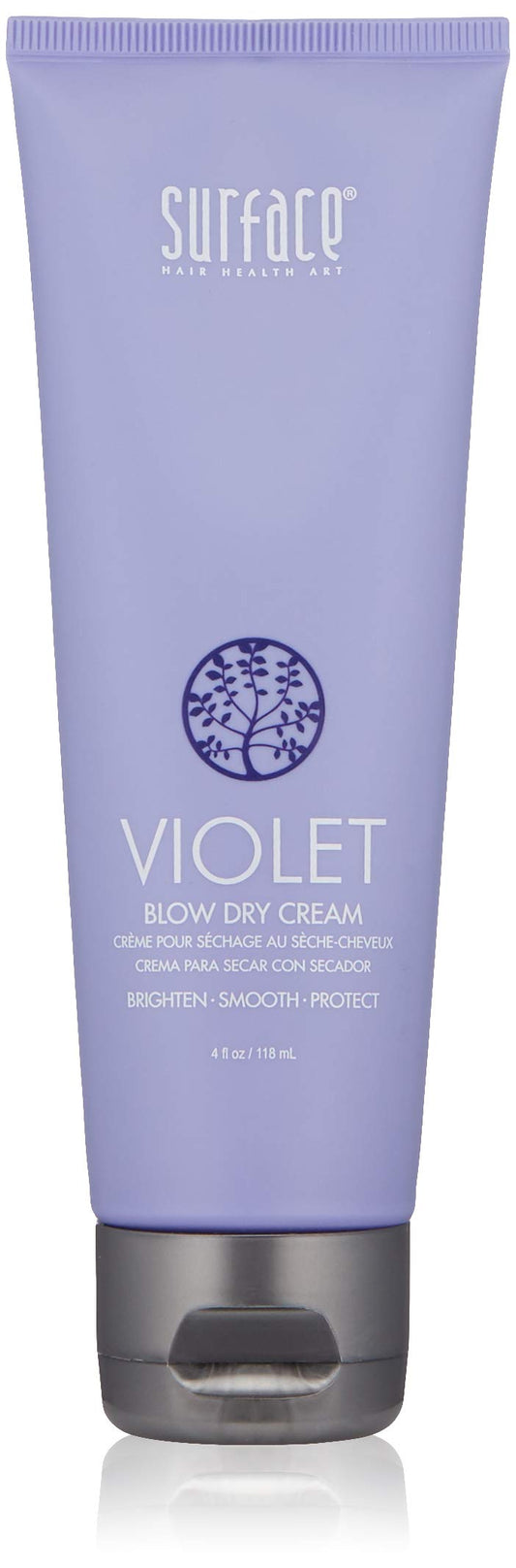 Surface Hair - Pure Blonde Violet Blow Dry Cream - Tones, Brightens & Protects Hair - 4 fl oz Beauty & Personal Care SURFACE