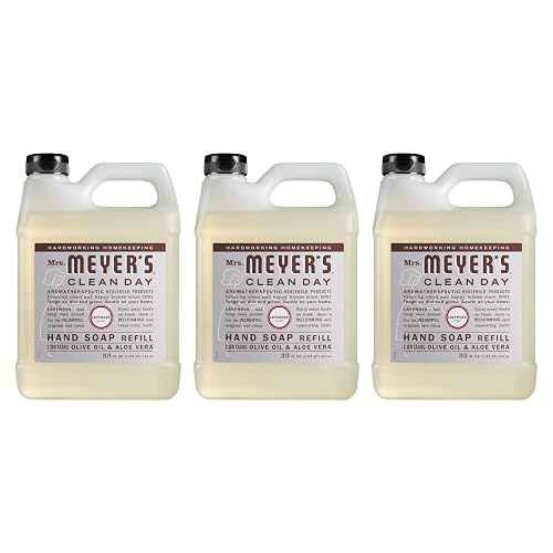 Mrs. Meyer's Clean Day Hand Soap Refill Lavender, 33 oz. (Pack of 3) Beauty & Personal Care Mrs. MEYER'S