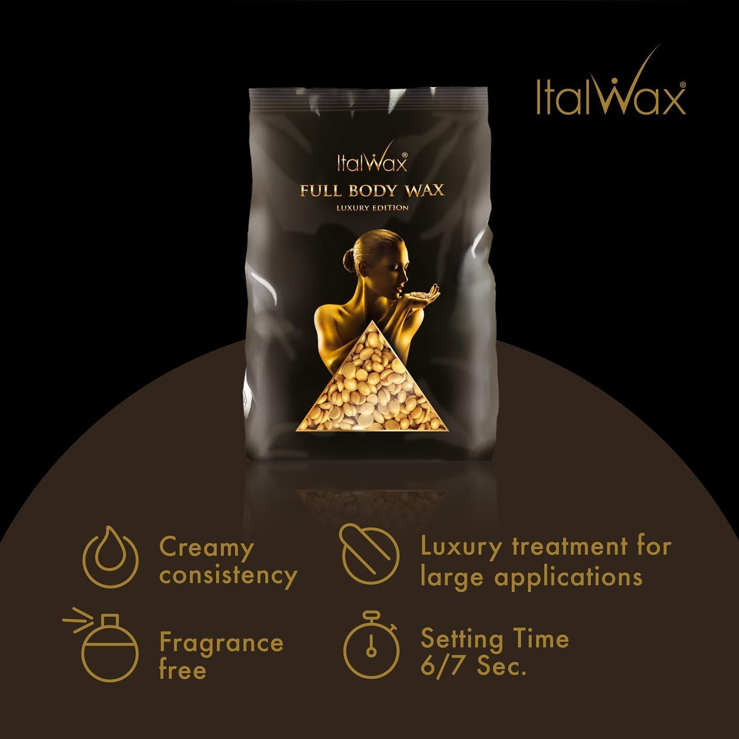 Italwax Luxury Full Body Wax 2.2lb 1kg Beauty and Personal Care Italwax