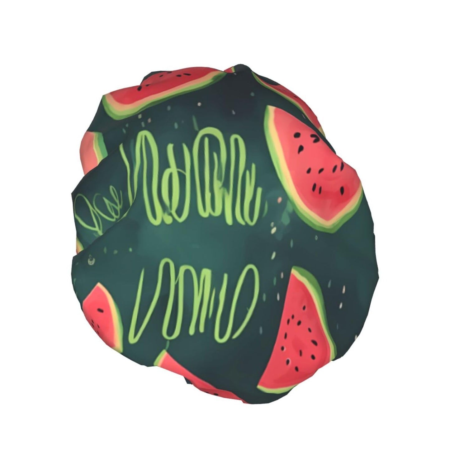 One in a Melon Shower Cap for Women Men Large Reusable Shower Bonnet Double-Layer Waterproof Bath Caps Elastic Band Hair Hat for All Hairstyles Beauty and Personal Care BWLHJKE