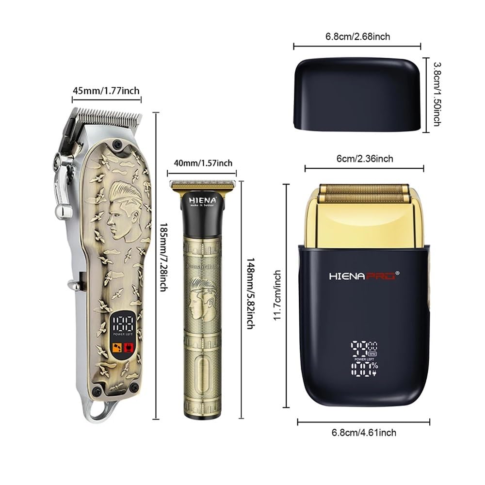 EWKYLSEM Razors Professional Men's Hair Trimmer, USB Rechargeable?Multi-Function Multi-Purpose Clippers 10,000 RPM high Power Electric Shaver Beauty and Personal Care EWKYLSEM