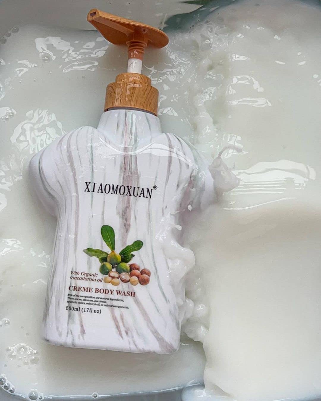 Xiaomoxuan Moisturizing Body Wash for Extra Dry Sensitive-Skin - Macadamia Nut-Oil Body Wash Cream for Women and Men - Hydrating Skin-Care Treatment Beauty & Personal Care Xiaomoxuan