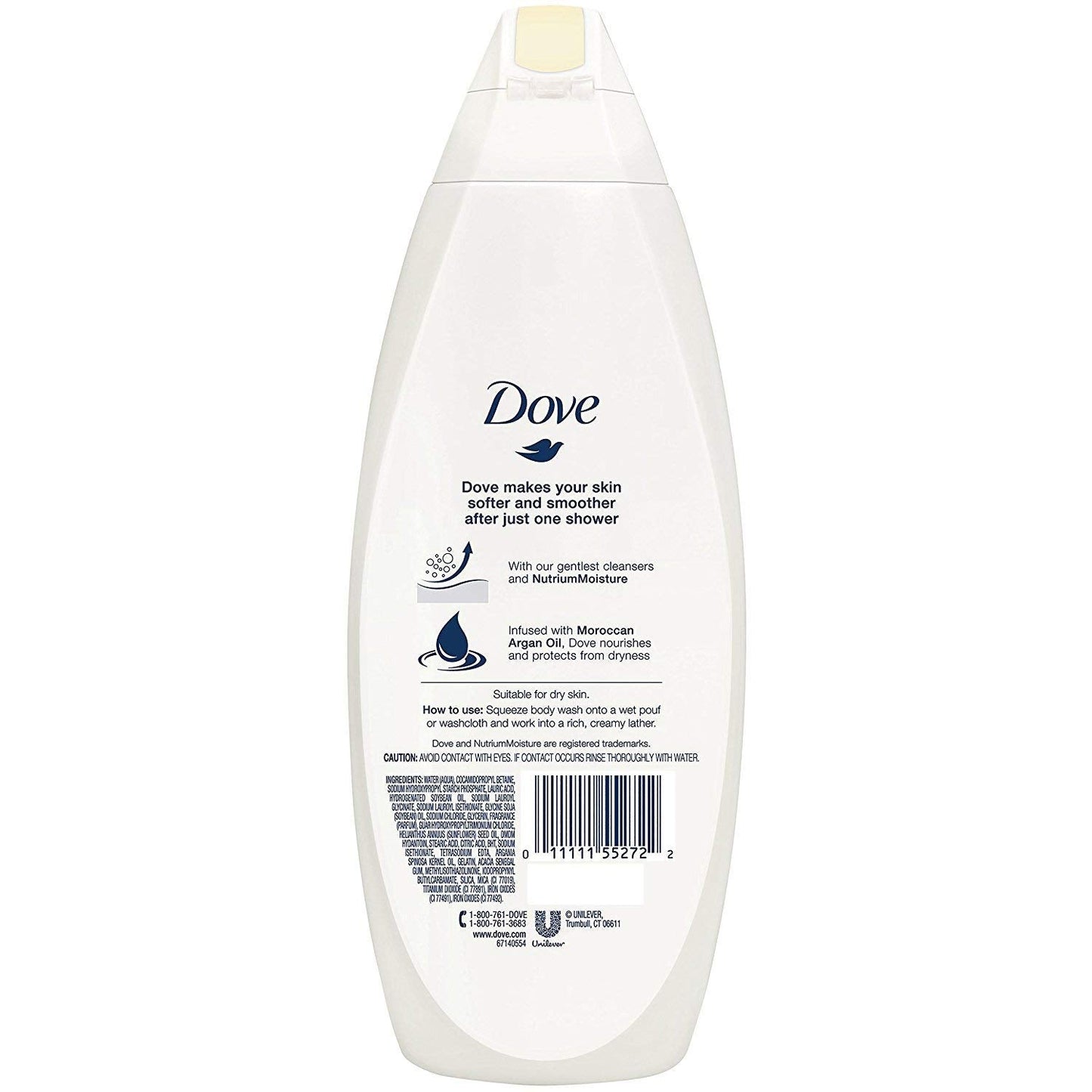 Dove Body Wash 22 Ounce Dry Oil Moisture (650ml) (3 Pack) Beauty & Personal Care Dove