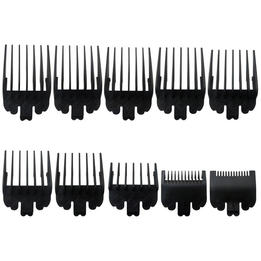 Smaeti 10-Piece Hair Clipper Guards Cutting Combs Fit for Limural K11S/Novah HCL-001/Surker K7S/K9C/K9S - Black Beauty and Personal Care Smaeti