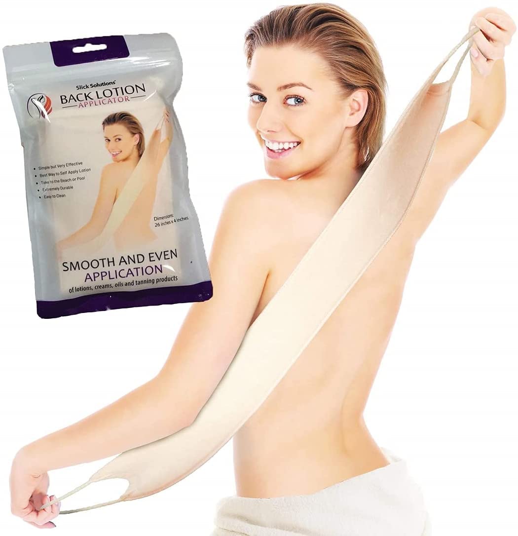 Slick- Lotion Applicator for Your Back - Easy Application of Lotions and Creams - Smooth and Even Application to Entire Back - Sunscreen Applicator Beauty & Personal Care Slick Solutions
