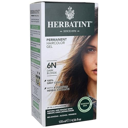 Herbatint Permanent Haircolor Gel 6N Dark Blonde 1 Box Beauty & Personal Care Herbatint