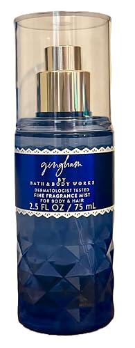 Bath and Body Works Travel Size Fine Fragrance Mist - Classic and Seasonal Scents - 2.5 fl oz each (Gingham) Beauty & Personal Care Bath & Body Works