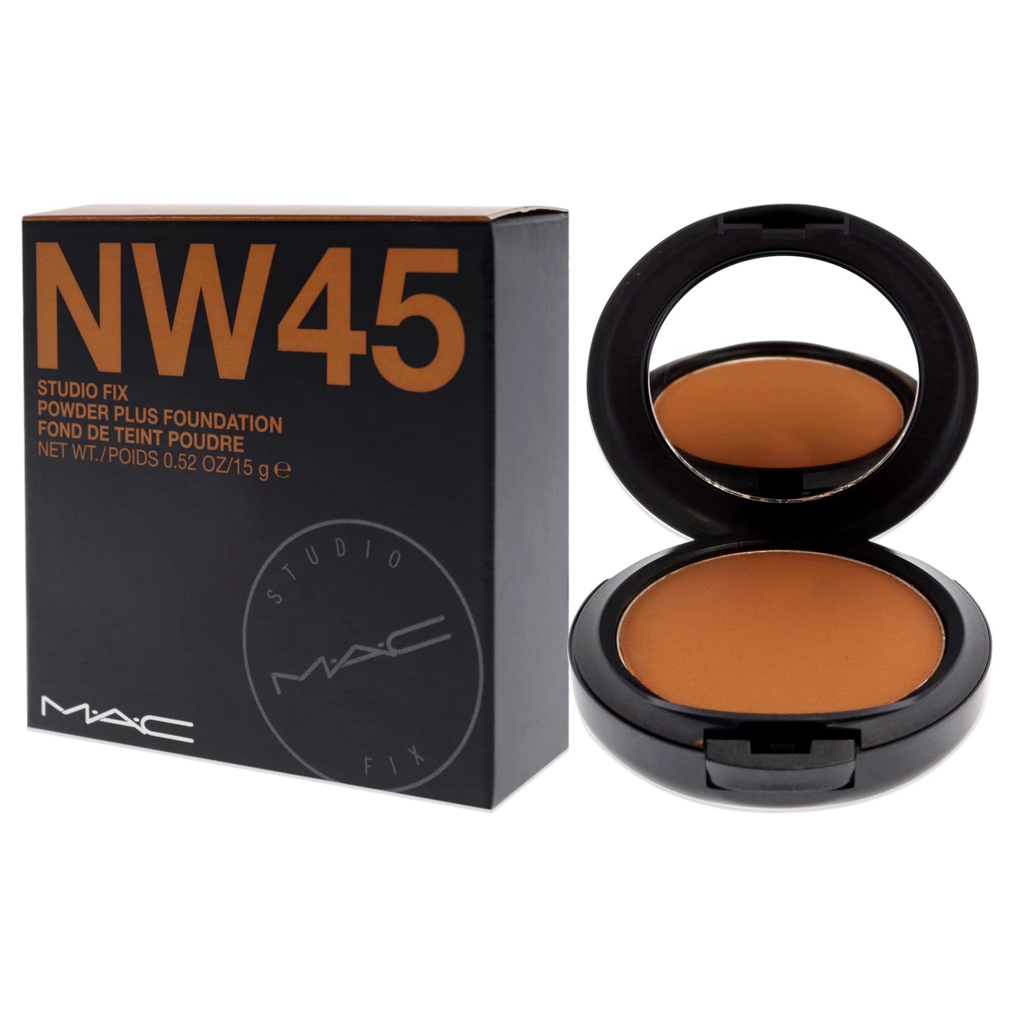 MAC Studio Fix Powder Plus Foundation, NW45, 0.52 Fl Oz (Pack of 1) (MACM51048) Beauty & Personal Care MAC