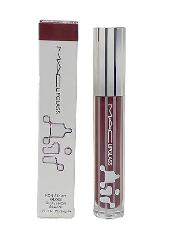 MAC Lipglass Air Non-sticky Gloss - 228 Aesthetic (Deep Brown with red undertone) .17 Fl Oz / 5 ml Beauty & Personal Care MAC