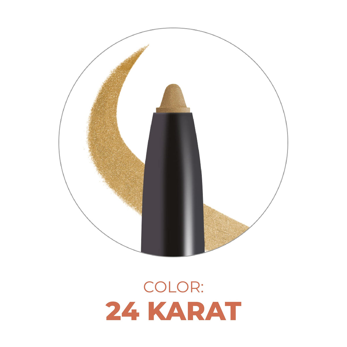 Beauty For Real I-Line 24-7 Eyeliner, 24 Karat - Metallic Gold - Long-Wearing, Waterproof Gel Formula - Safe for Sensitive Eyes & Contact Lens… Beauty & Personal Care Beauty For Real