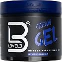 L3 Level 3 Cream Gel - Provides Volume and Medium Hold - With Vitamins to Nourish and Protect Hair Level Three Mens Hair Styling Cream (500 ML Beauty & Personal Care L3
