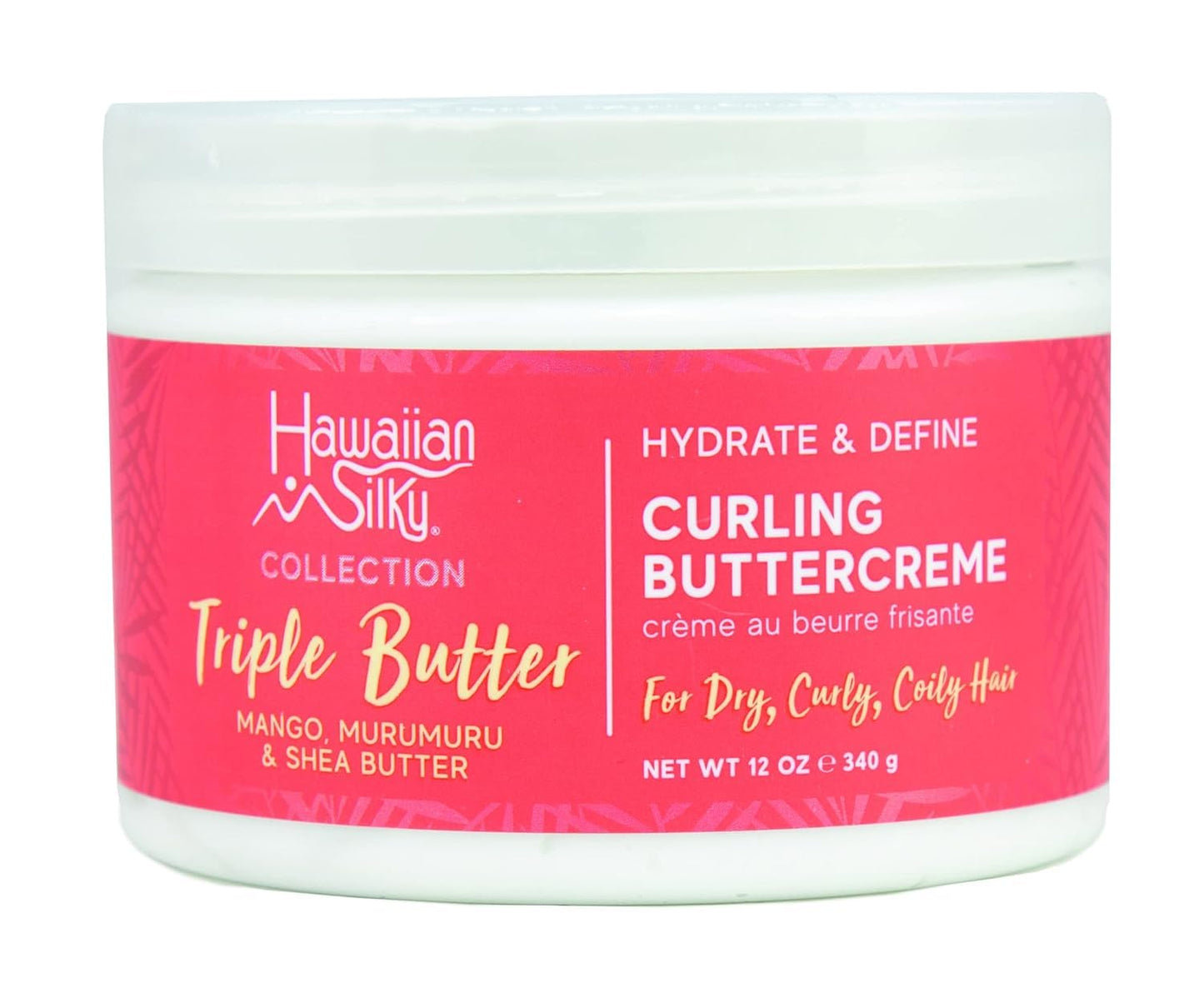 Hawaiian Silky Collection | TRIPLE BUTTER | Hydrate & Define Curling Buttercreme 12 oz Beauty & Personal Care Hawaiian Silky