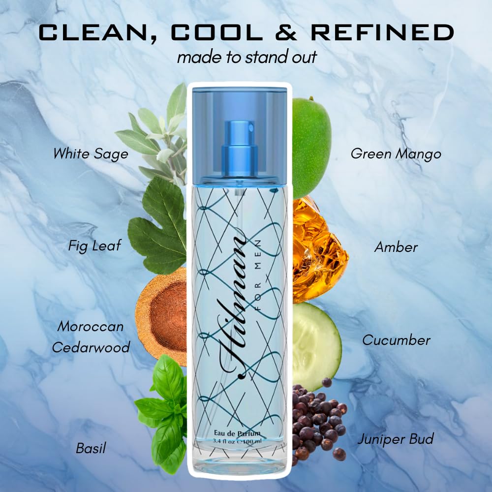 Sandora Fragrances Perfume for Men - INSPIRED by A WORLD RENOWNED MEN’S PERFUME - Mango, Fig Leaf, Basil, Cedarwood - Fresh, Sexy, Bold, Long-Lasting Beauty & Personal Care Sandora Fragrances