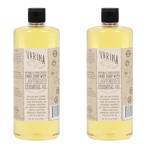 Varina Liquid Soap - Liquid Organic Castile Soap Lavender - 32oz Beauty & Personal Care Varina