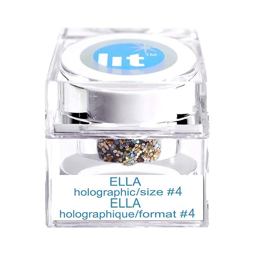 Lit Cosmetics Vegan Glitter, Ella #4, 4g Beauty & Personal Care Lit Cosmetics
