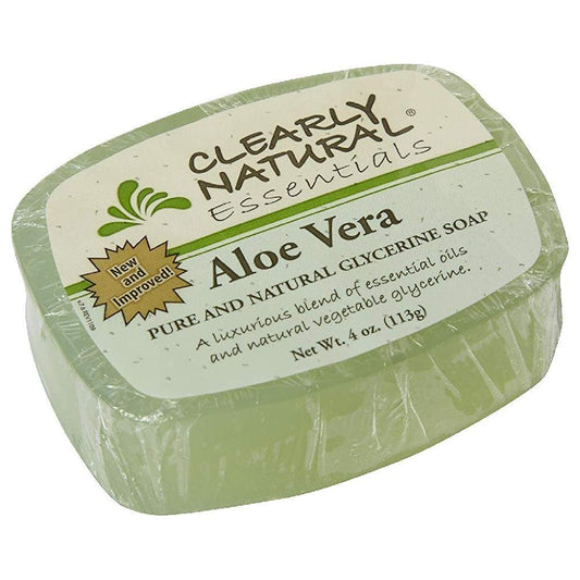 Clearly Natural Glycerine Bar Soap Aloe Vera, 4 oz, 4pack Beauty & Personal Care Clearly Natural