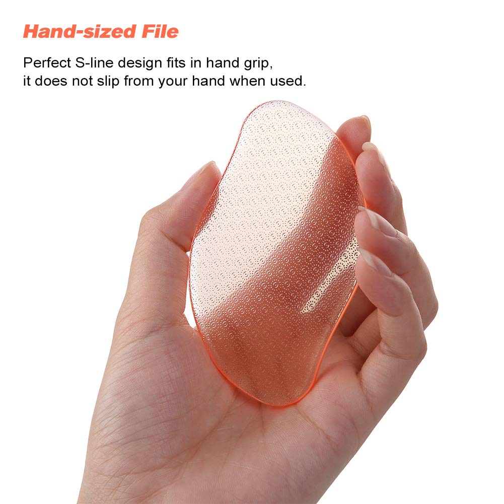 BEZOX Glass Foot File Callus Remover, Crystal Pedicure Foot Rasp for Callused, Coarse, Hard Skin Removal, Portable Hand Sized Foot Scraper for Cracked Beauty & Personal Care BEZOX