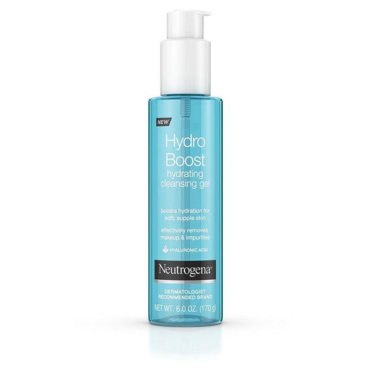 Neutrogena Hydro Boost Lightweight Hydrating Facial Cleansing Gel, Gentle Face Wash & Makeup Remover with Hyaluronic Acid, Hypoallergenic & Non Beauty & Personal Care Neutrogena