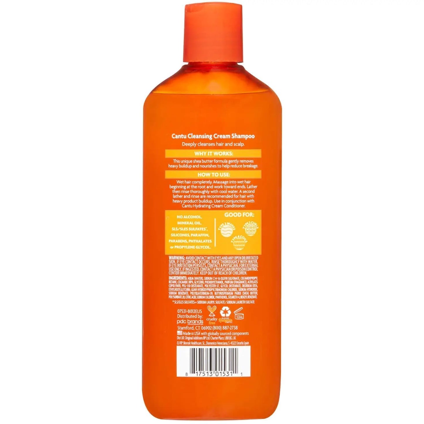 Cantu Shea Butter for Natural Hair Shampoo and Conditioner SULFATE FREE by Cantu Beauty & Personal Care Cantu