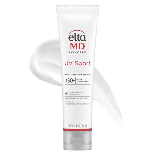 EltaMD UV Sport Sunscreen Lotion SPF 50 - Face and Body Sunscreen SPF 50, Water & Sweat Resistant, Zinc Oxide Formula for Active Lifestyles, 3 oz Beauty & Personal Care EltaMD