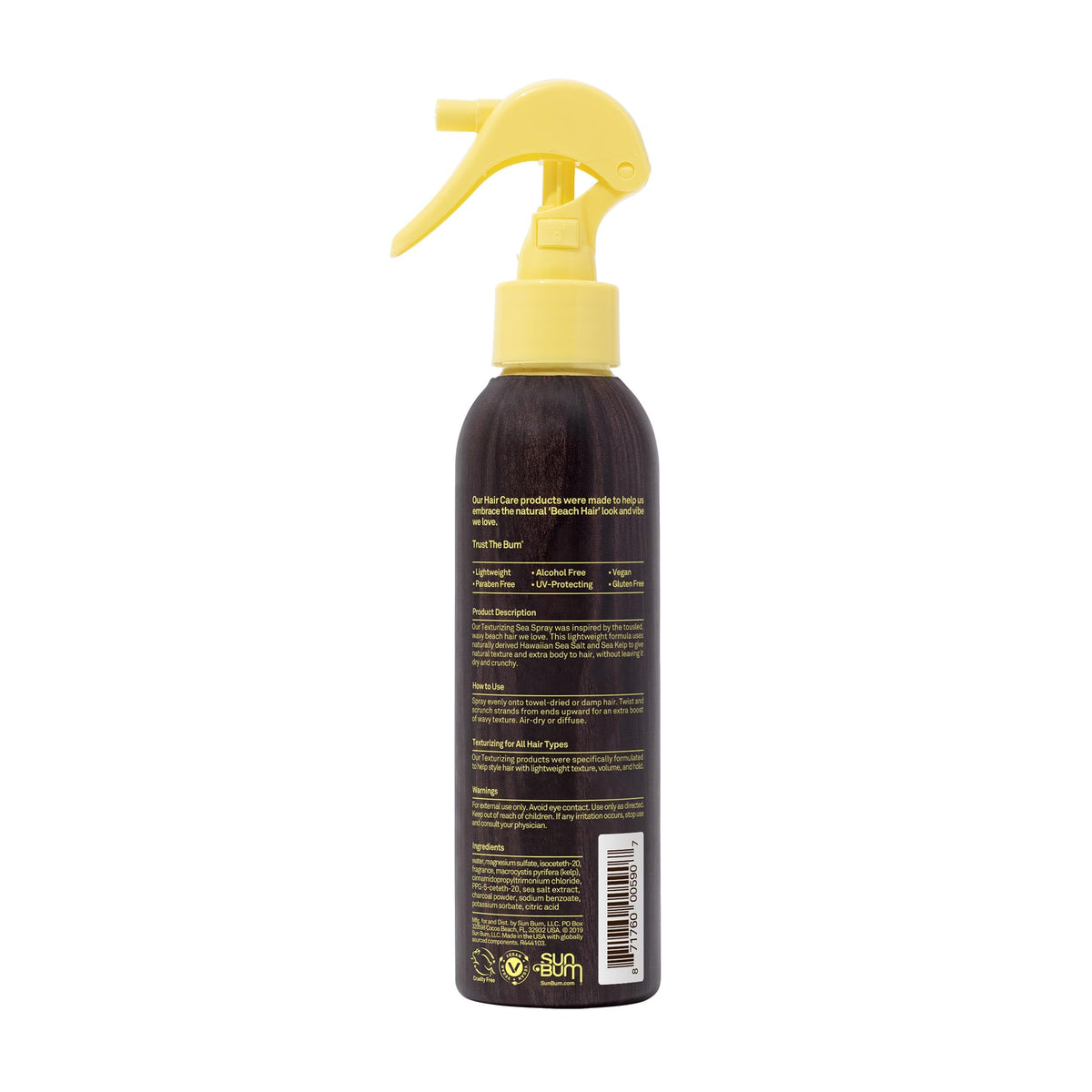 Sun Bum Sea Spray | Texturizing and Volumizing Sea Salt Spray | UV Protection With a Matte Finish | Medium Hold | For All Hair Types | 6 FL OZ Bottle Beauty & Personal Care Sun Bum