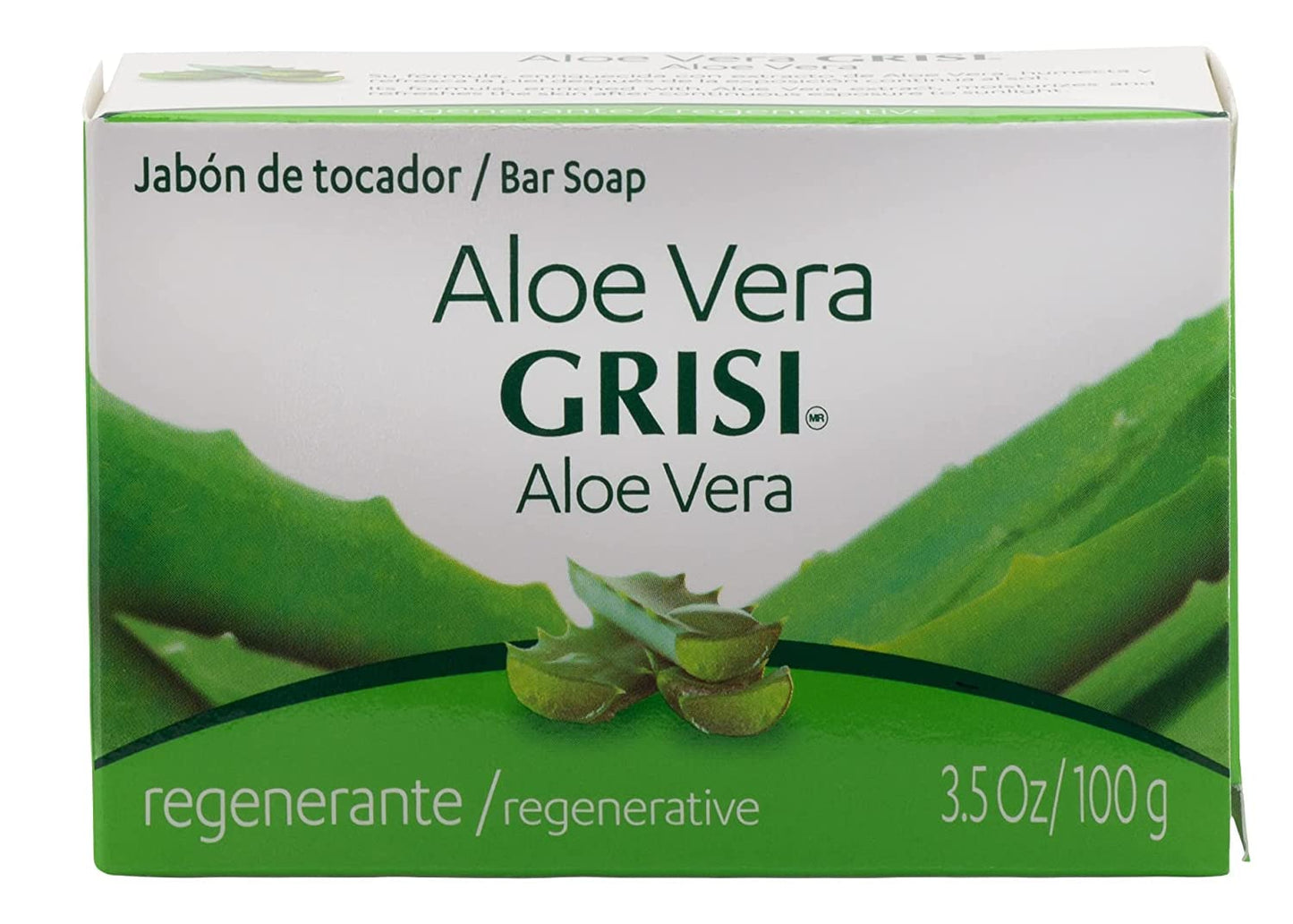 Grisi Aloe Vera Soap, Cleansing Soap with Aloe Vera, Soothing and Refreshing your Skin, 6-Pack of 3.5 Oz each, 6 Bar Soaps Beauty & Personal Care Grisi