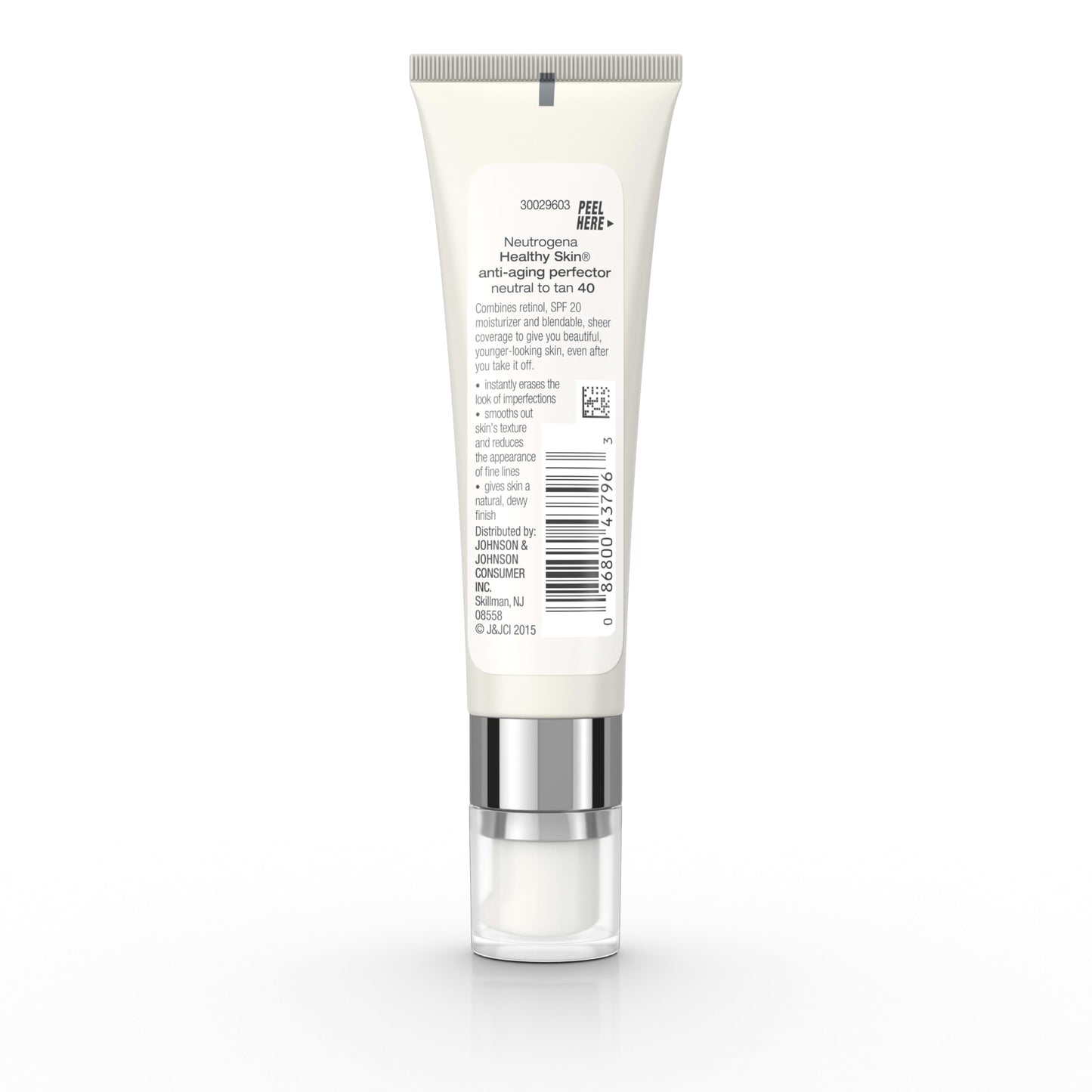 Neutrogena Healthy Skin Anti-Aging Perfector - with Retinol, Tinted Moisturizer with SPF 20 & Sheer Coverage that Smooths Skin Texture & Reduces the Beauty & Personal Care Neutrogena