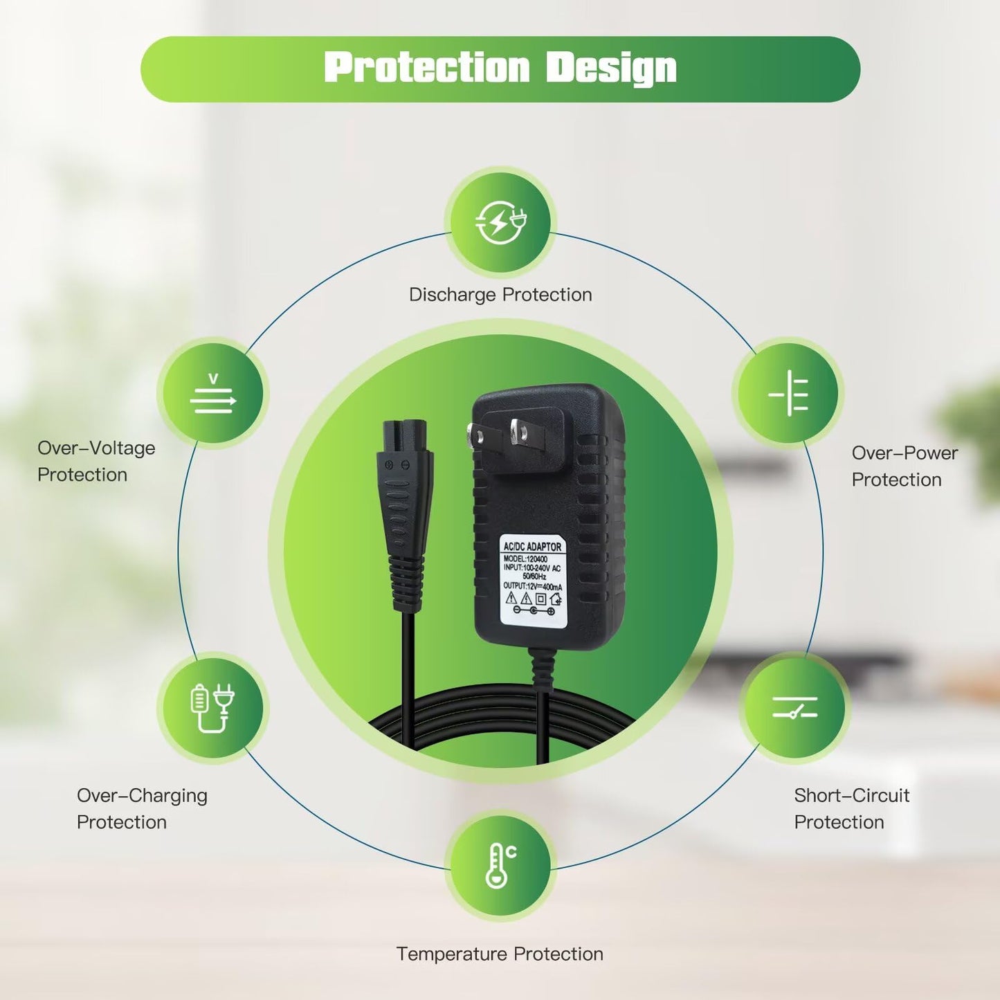 PQZFKSRU 4.9FT/1.5M Charger Replacement for Remington Shaver, Designed for Remington MS2-390, MS3-0004, MS3-2000, Black Electric Razor Power Cord Beauty and Personal Care PQZFKSRU